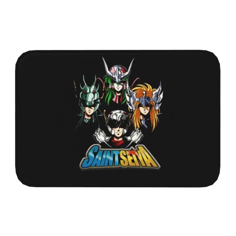 Custom Knights Of The Zodiac Saint Seiya Pegasus Fantasy Doormat Mat Anti-Slip Bathroom Kitchen Garage Rug Carpet 40*60cm