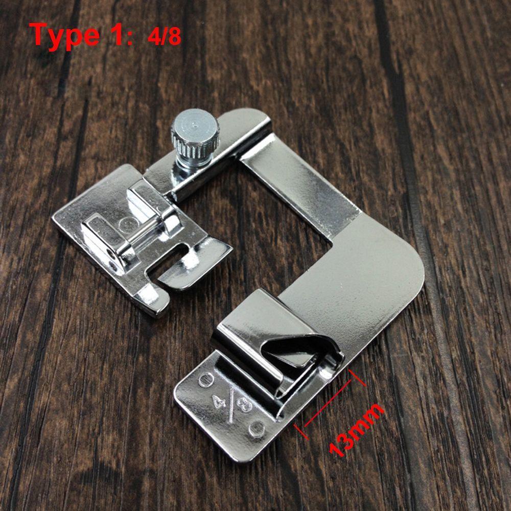 Craft Stainless Steel Sewing Machine Parts Rolled Hem Feet Presser Foot Hemming Cloth Strip