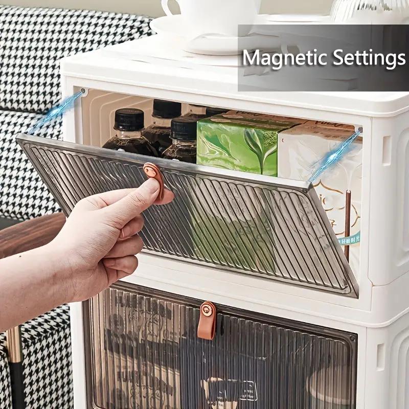 Увеличьте пространство для хранения обуви с помощью этого складного шкафа для обуви, состоящего из 1–2 предметов — прозрачного, пыленепроницаемого и большой вместимости!