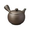 17 X 15 X 10 Black Clay Teapot Flat Tokoname Made In Stylish Ale-net Teapot, Cm, 500cc, (3-go Capacity), Strain, Ceramic, Ware, Japan,