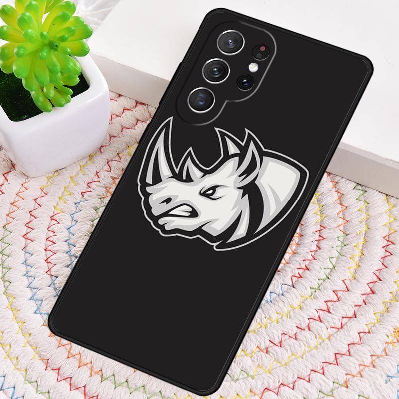 Силиконовый чехол для телефона с изображением черепа носорога Mudhorn для Samsung Galaxy note 10 pro S26 S25 S24 S23 S22 S21 Plus S25Ultra Capa Cover