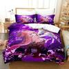 Luxury New 3D Print Anime Genshin Impact Yae Miko Game Bedding Set Duvet Cover Bed Set Quilt Cover Pillowcase Queen Boys Adult