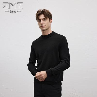 EMZ Erdos Мужской классический шерстяной свитер для бизнеса