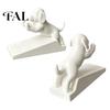 Portable No Punch Door Accessory 3D Printed Cartoon Dog Stopper, Cute Animal Holder, Desktop Figurine for Office Non-Slip Wedge Floor Wall Protection
