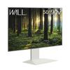 EQUALS TV Wall Mounted TV WALL Floor Satin White Stand, Stand, V4, Type, 50-90V Compatible,