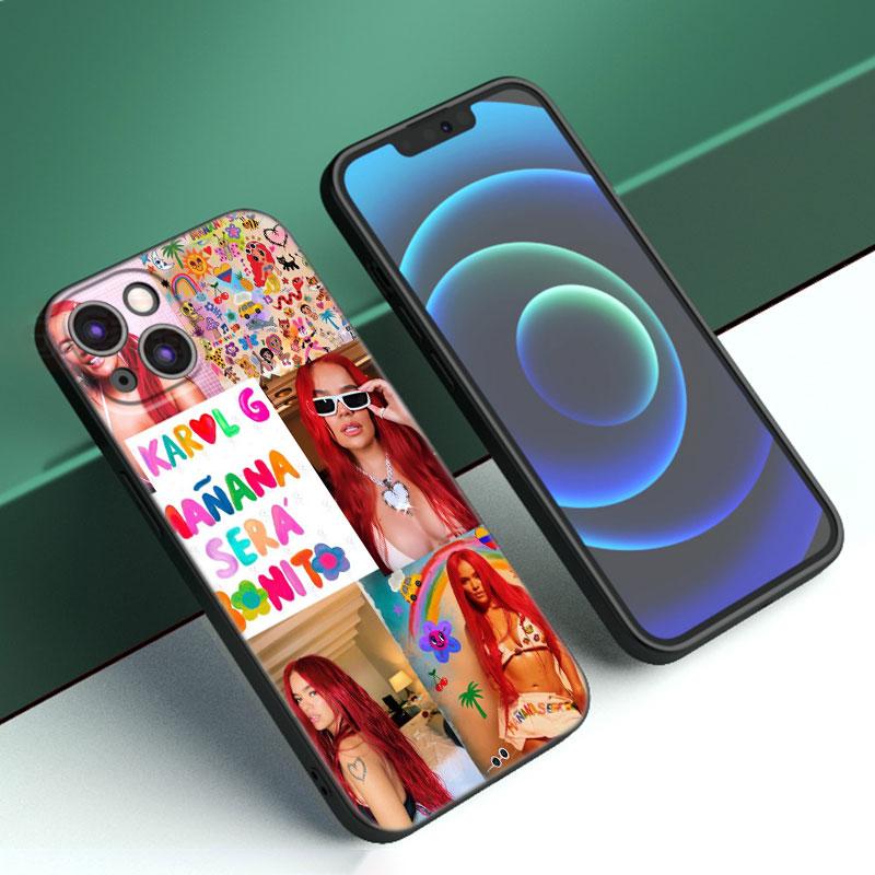 Чехол для телефона Karol G Manana Sera Bonito для Apple iPhone 12 13 Mini 11 14 15 Pro Max 7 8 X XR XS SE 2020 2022 черный силиконовый чехол