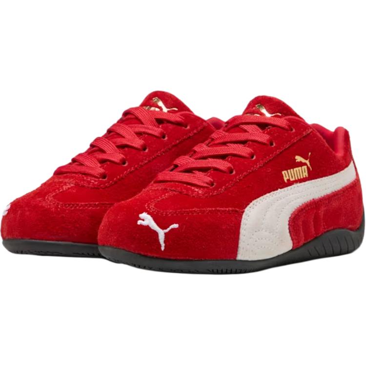 Puma Speedcat OG Для малышей На все времена Красные Детские Кроссовки Белые 401699-02