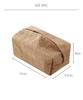 Tissue Case, Tissue Box, Tissue Cover, Cotton, Linen, Natural Fiber, Naturally Derived Plant Fiber, Cute, Stylish, Natural, Compact, Simple (Type D)