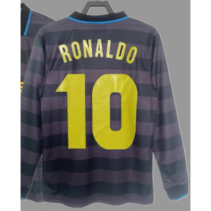 Inter Milan Retro Soccer Jersey Vintage Football Shirt Men Women Classic Baggio Ronaldo Zanetti Figo Adriano