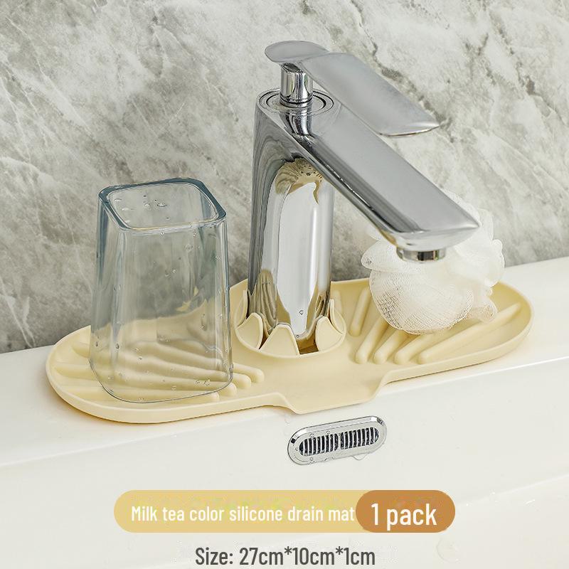 Оригинальный кухонный кран с защитой от брызг, место для хранения раковины и мыльница