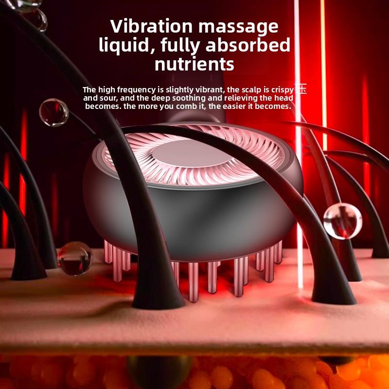Scalp Massage Comb Electric Scalp Medicine Dispenser Fluid Guide Multifunctional Micro-current Brush Household Head Massager
