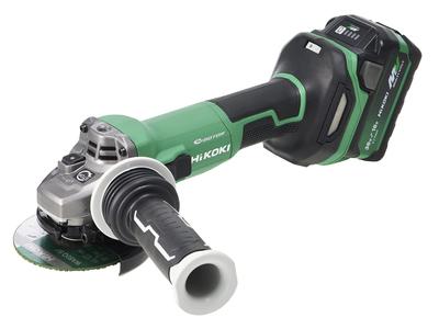 HiKOKI 18V Угловая шлифмашина G1810DB Диаметр круга 100 мм 2 3 системных кейса в комплекте Тип ползункового переключателя Система снижения отдачи Тип диска с регулировкой скорости