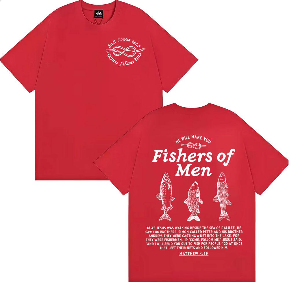 Fathers Day Fishers of Unisex Merch T Shirt Unisex WOMEN Fashion Hot Sale ONeck Tshirt High Quality Oversized T Shirts Streetwear