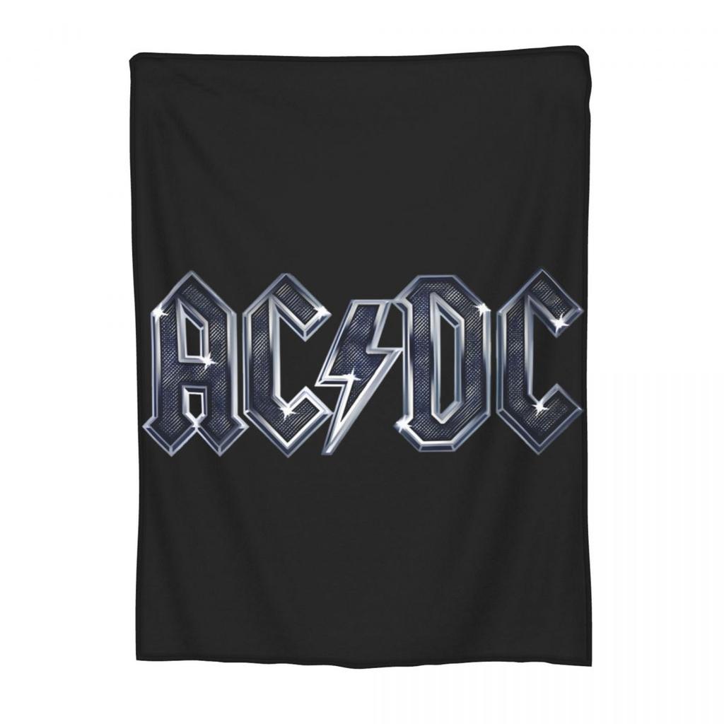 AC DC Music Band Пледы бархатный текстильный декор портативные супер теплые пледы для постельного белья офисный ковер часть