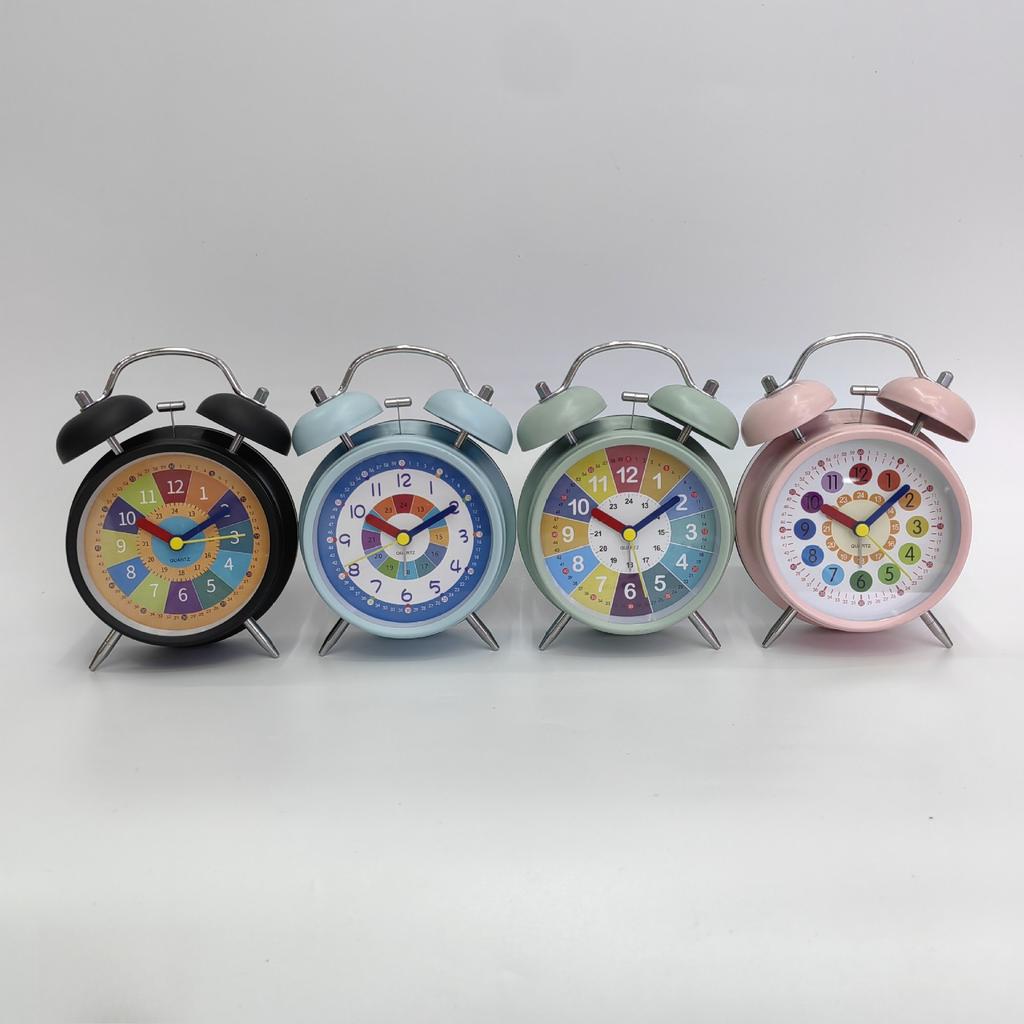 Дошкольное образование детский обучающий будильник настольные часы студент рабочий стол прикроватные часы час просыпаться громкая мелодия
