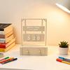 Book Read Tracker 3D Printed Shelf Sign Chapter Counter Book Read This Year Tracker with Interchangeable Number Sets Gift for Book Lovers
