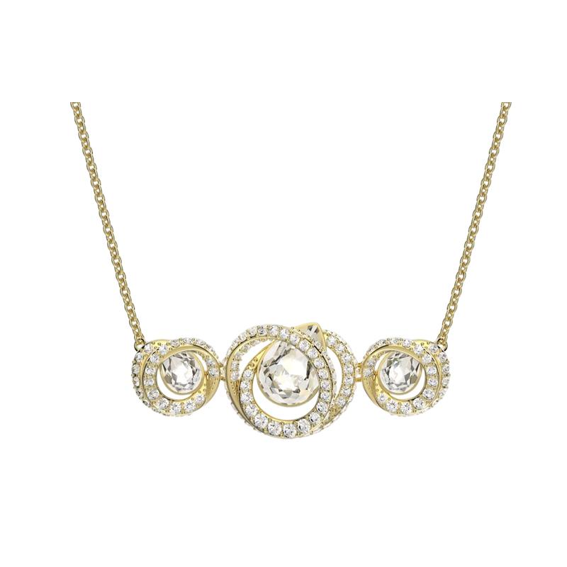 Swarovski Поколение Авангард Темперамент и Высококачественное Хрустальное Ожерелье Женское Золотое 5636586