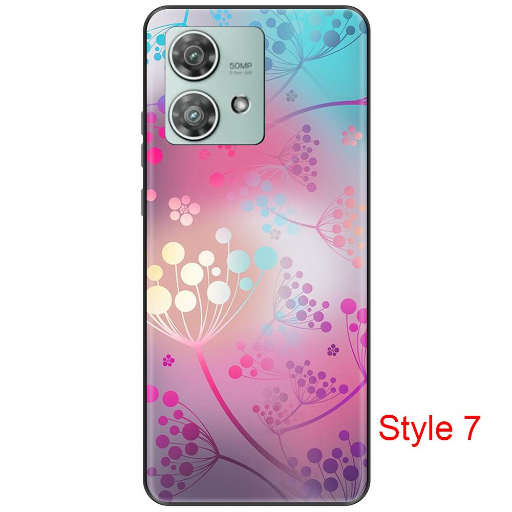 Чехол для Motorola Edge 40 Neo для Moto Edge 40 Neo, модный индивидуальный силиконовый защитный чехол, чехлы для телефонов Edge 40 Neo, силиконовый чехол против падения