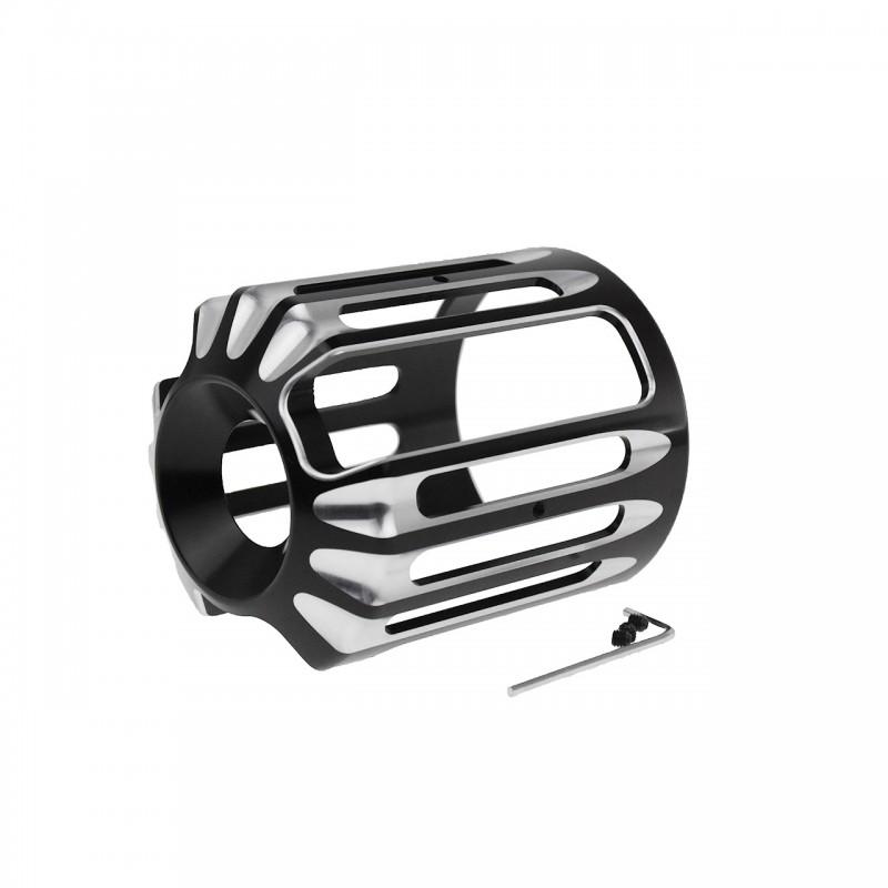 Harley-Davidson Compatible Motorcycle Oil Filter Cover Aluminum Mesh Cap Softail Sportster Dyna Touring