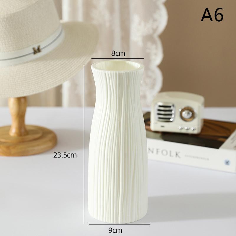 Nordic Пластиковая Ваза Для Цветов Гидропонный Горшок Ваза Украшение Домашнего Стола Декоративные Вазы Для Цветов Украшения