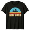 New York Retro Statue Of Liberty Graphic Vintage Style T-Shirt