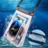 Large Waterproof Swimming Storage Phone Bag Universal Crossbody Beach Sufring Boating Clear Waterproof Pouch For