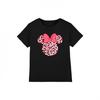 Childrens/Kids Minnie Mouse Heart Ears Silhouette Valentine`s Day T-Shirt
