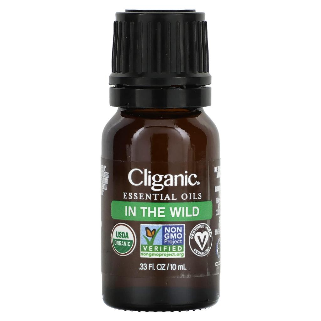 Cliganic, Смесь эфирных масел, Дикие ингредиенты, 0,33 жидких унций (10 мл)