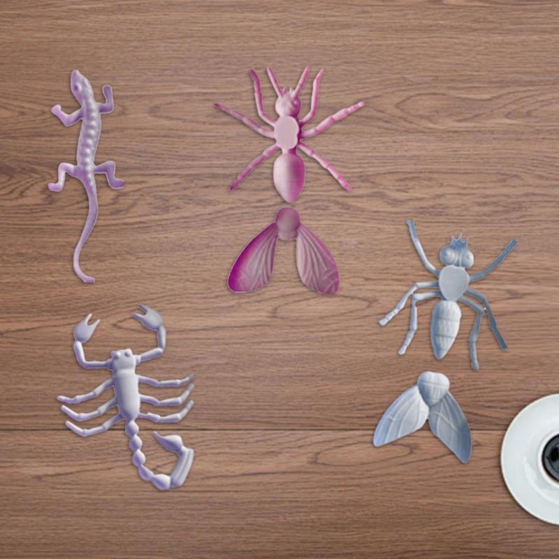Flexible Silicone Insect Mold Set Halloween Party Supplies Crafting Tools Lightweight Reusable Ornament Mould