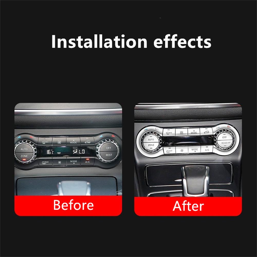 Кнопки кондиционера - Накладка для Mercedes CLA C117 GLA X156 A-класса W176