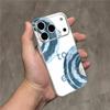 Wave To Earth Летние Потоки Ударопрочный Прозрачный Белый Чехол Для Телефона Для iPhone 17,16,15,14,13,Pro,Max Магнитная Беспроводная Зарядка