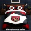 West Bromwich Albion Football Design Bed Bedding Set 1 Duvet Cover + 2 Pillowcases Soft Breathable Household Bed Linens