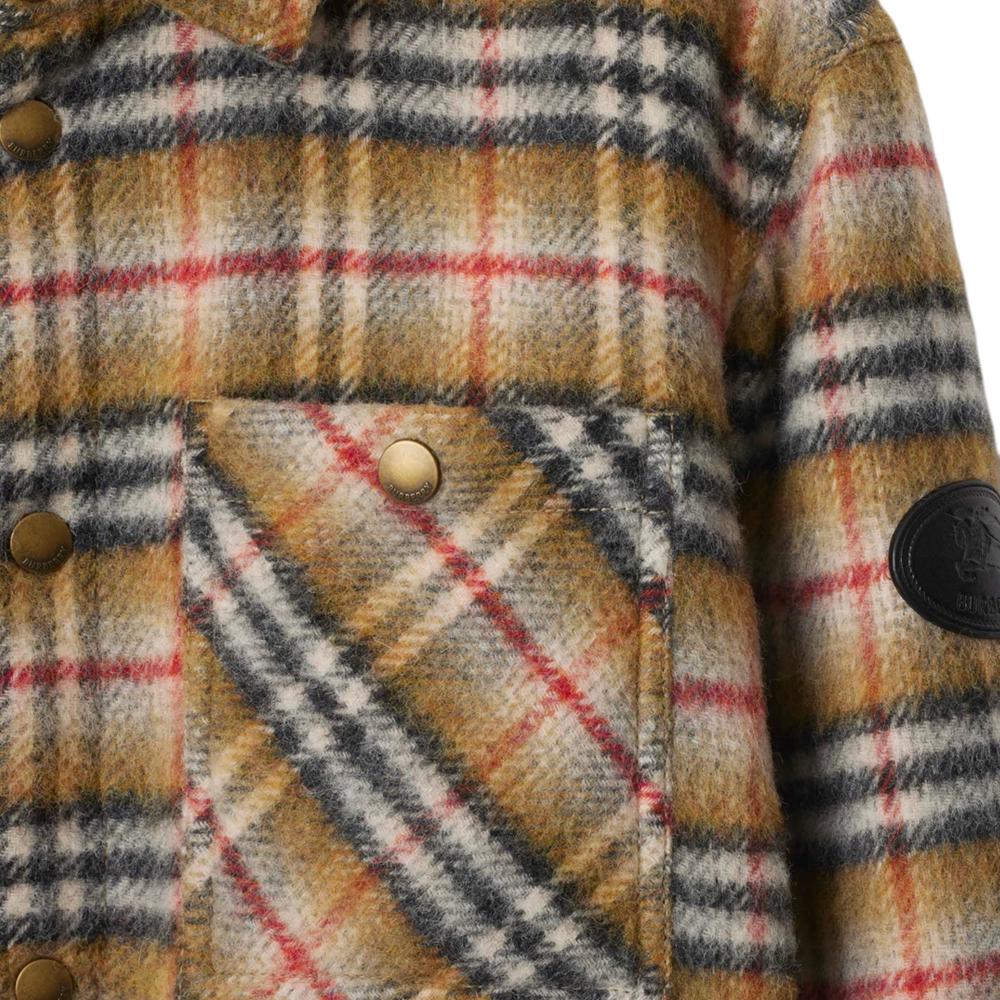 Burberry Long Sleeved Checked Jacket 81109131