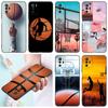 Basketball Basket Phone Case For Xiaomi Redmi Note 7 8 9 10 Lite 11 11E 11T 12 Pro 11S 4G 10T 5G 8T 9S 10S Soft TPU Black Cover