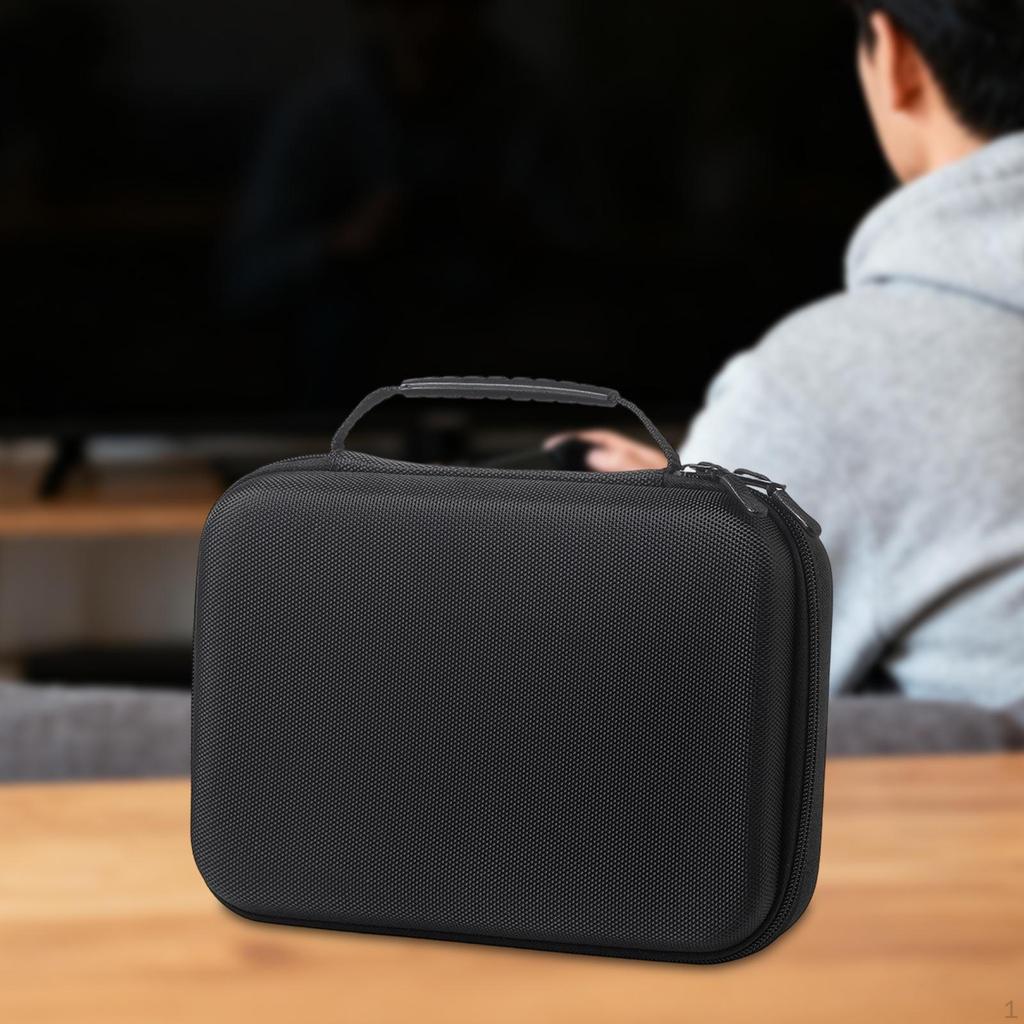Double Controllers Carrying Case EVA Carry Bag Zipper Waterproof Gaming Controller Hard Shell