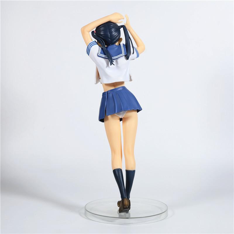28СМ Аниме Фигурка Sailor Fuku no Mannaka Матросский Костюм JK Модель Игрушка Одежда Съемная Стоячая Кукла