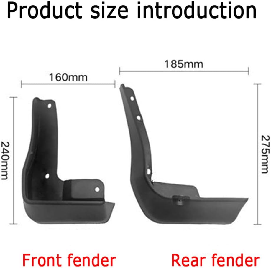 Комплект брызговиков для Accord 10-го поколения 2018-2025 Передние Задние 4 шт. Аксессуары-брызговики