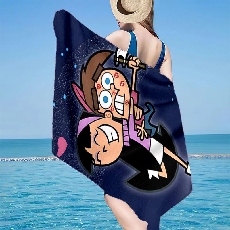 Magical Friendship timmy Adventure Beach Towel, Super Soft Microfiber, Gift for Her/Him, Birthday, for Pool, Beach, Travel, Home Decor Fan gifts