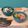 with Dome Lid Dormitory Instant Noodle Bowl Sealed Soup Bowl Household Ramen Bowl  Student