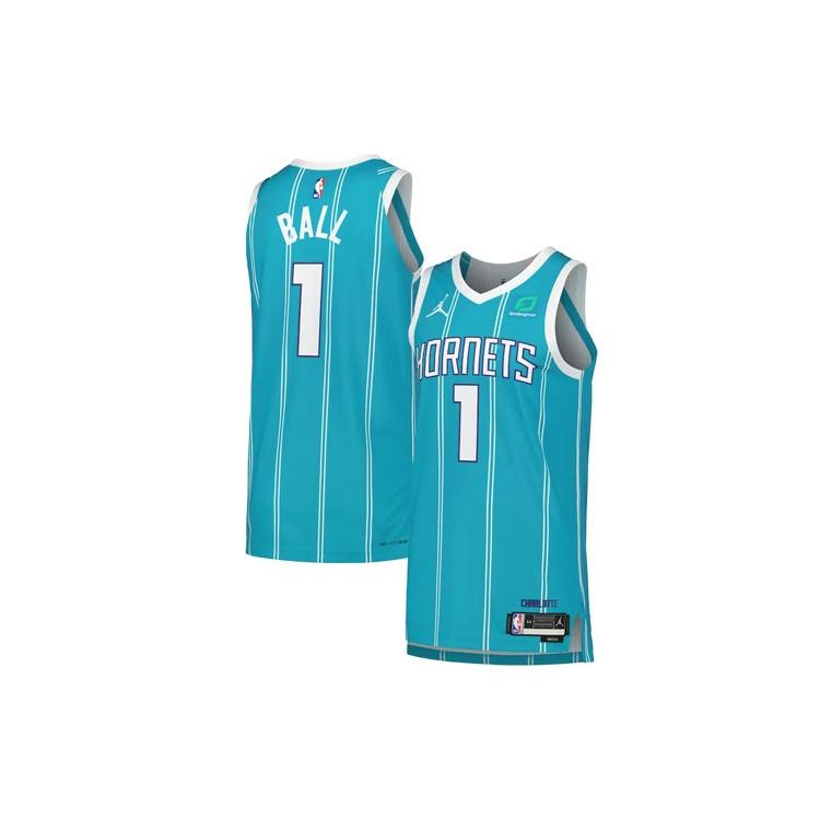 Air Jordan x NBA Charlotte Hornets Icon Edition 22-23 Dri-FIT Swingman Jersey 'LaMelo Ball 1' Men's CN6336-446