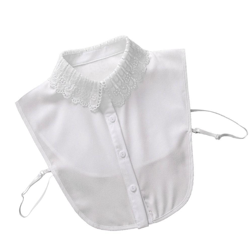 New Fashion Lace Doll Fake Collar Ladies Shawl Wrap Removable Detachable Lace False Collar Clothes Accessory