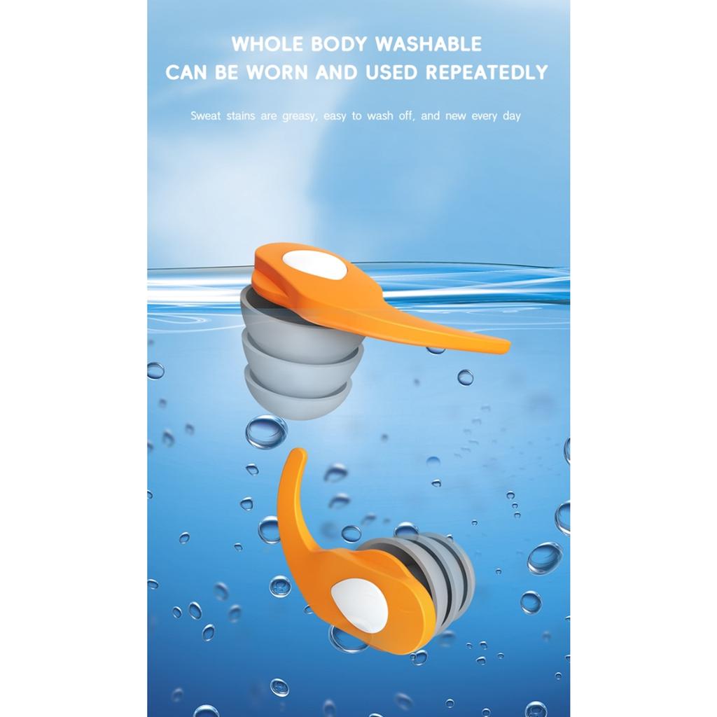 1 пара берушей, мягкие силиконовые шумоподавляющие многоразовые беруши для сна, работы, учебы, путешествий, концертов, храпа