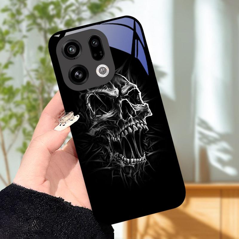 Чехол для телефона OPPO Find X9 Pro FindX9 FindX8 X8Pro Защита камеры Закаленное стекло Задняя крышка Ударопрочный Жесткий ПК Fundas Оболочка