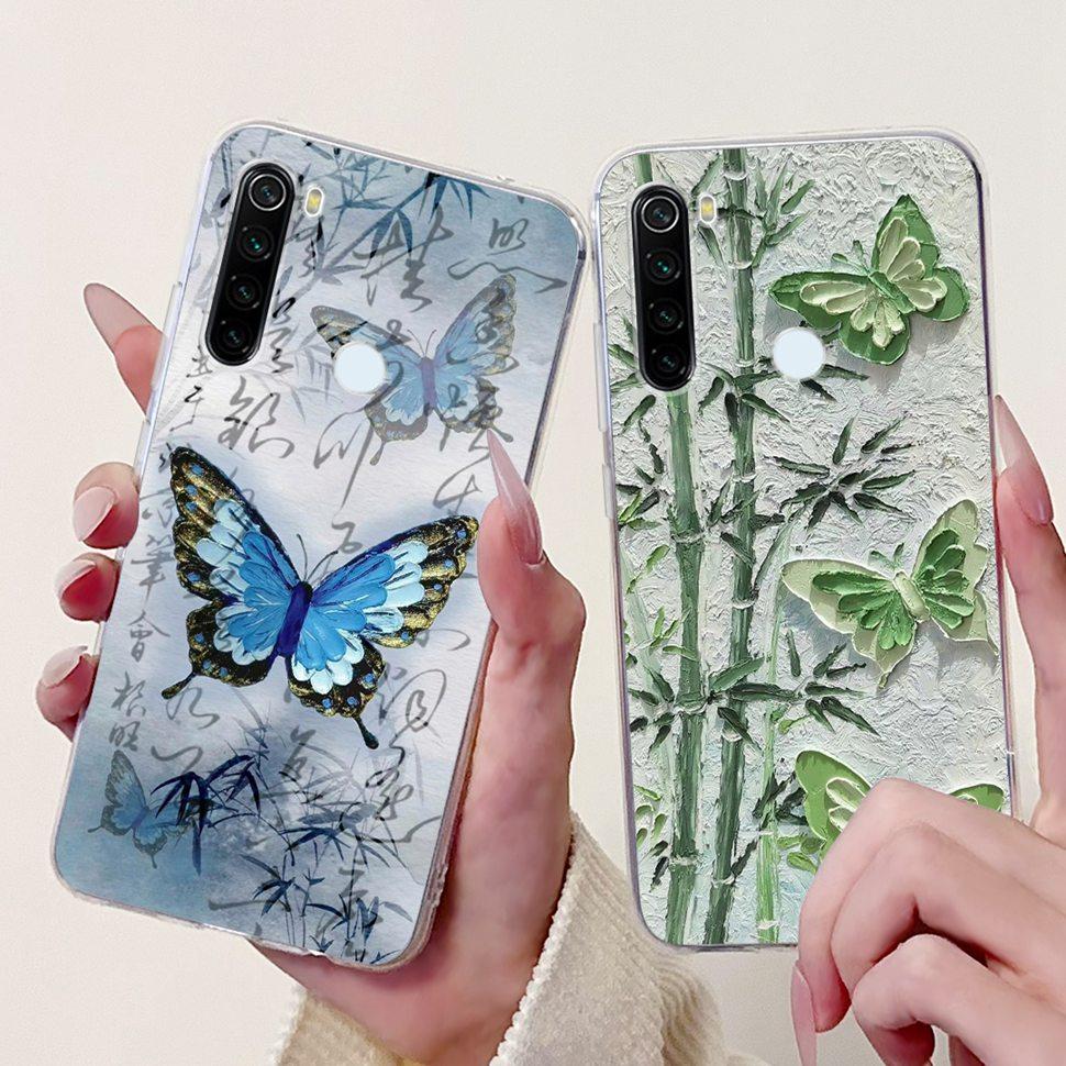 6.3" Silicone Case For Xiaomi Redmi Note 8 Soft TPU Cute Patterned Cover Case For Redmi Note 8  Note8 Protective Shell Bumper