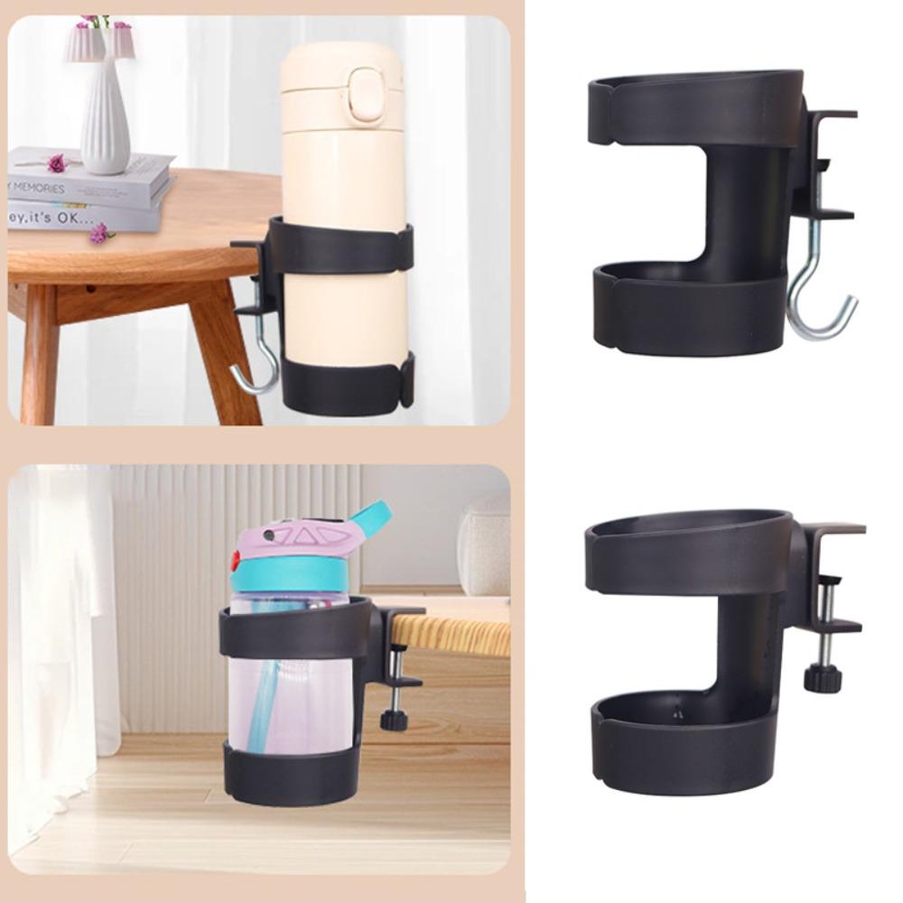 Anti Spill Desk Cup Holder Plastic Table Fixed Storage Rack New Cup Storage Rack Table