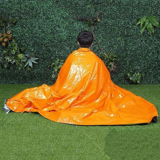 Одноразовая аварийная палатка, портативное термоодеяло, тепловой спальный мешок, палатка, уличное спасательное одеяло для оказания первой помощи, туристическое снаряжение