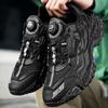 Men's 2024 Plus Size Sneakers with Rotating Button - Dad Style Mecha Running Shoes