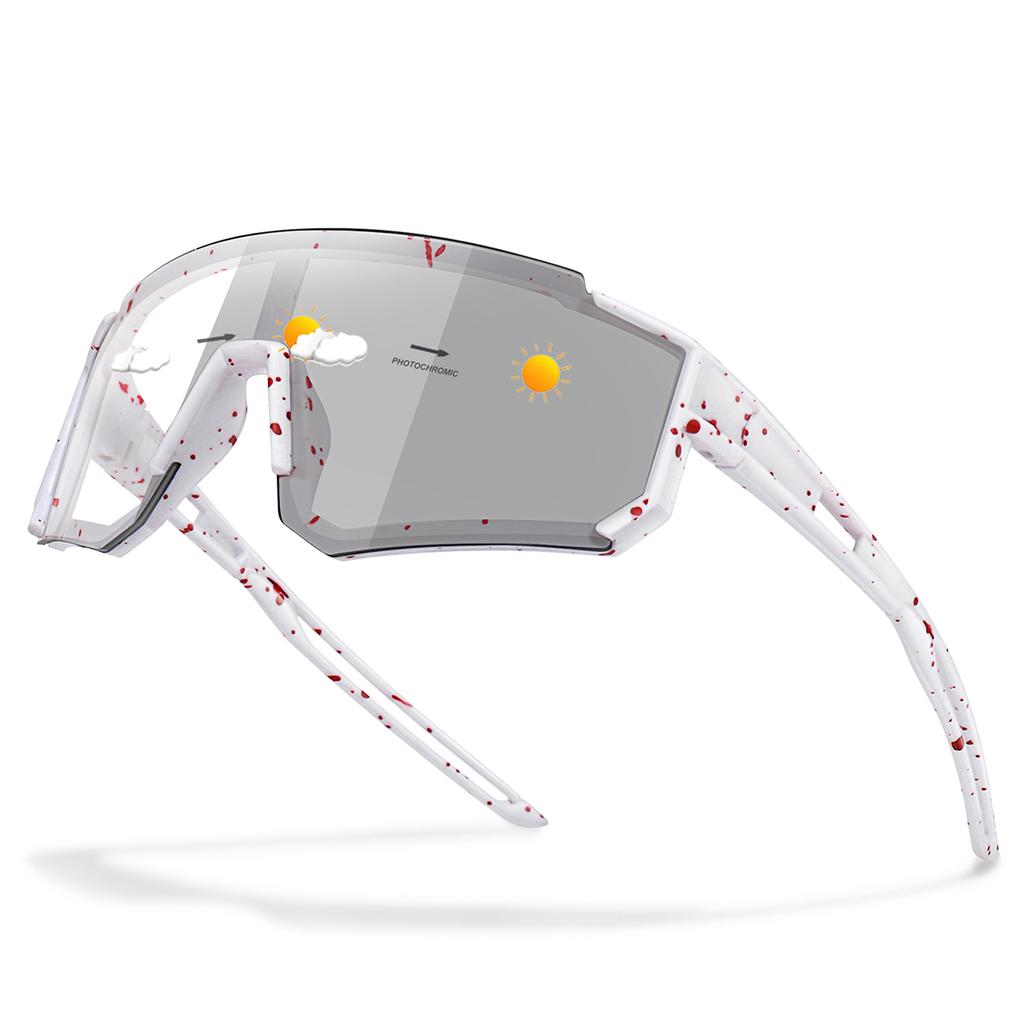 Модные фотохромные солнцезащитные очки Мужские Женские Велосипедные Велосипедные МТБ Велосипедные Рыбалка Бег Велоспорт Спортивные Очки Удобная Оправа