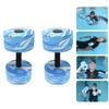 1Pair High Density EVA Foam Dumbbells Aquatic Exercise Dumbells Aqua Fitness Barbells Water Fitness Exercises Equipment
