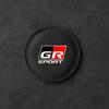 Car Cup Holder Pad PU Leather Slot Non-slip Coaster Mat Emblem for Toyota TRD GR Aygo Corolla Avensis Vios Yaris Mark-X Mirai Yaris